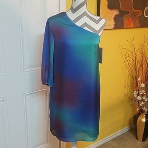 🔥NWT🔥 Ombre One-Shoulder Dress